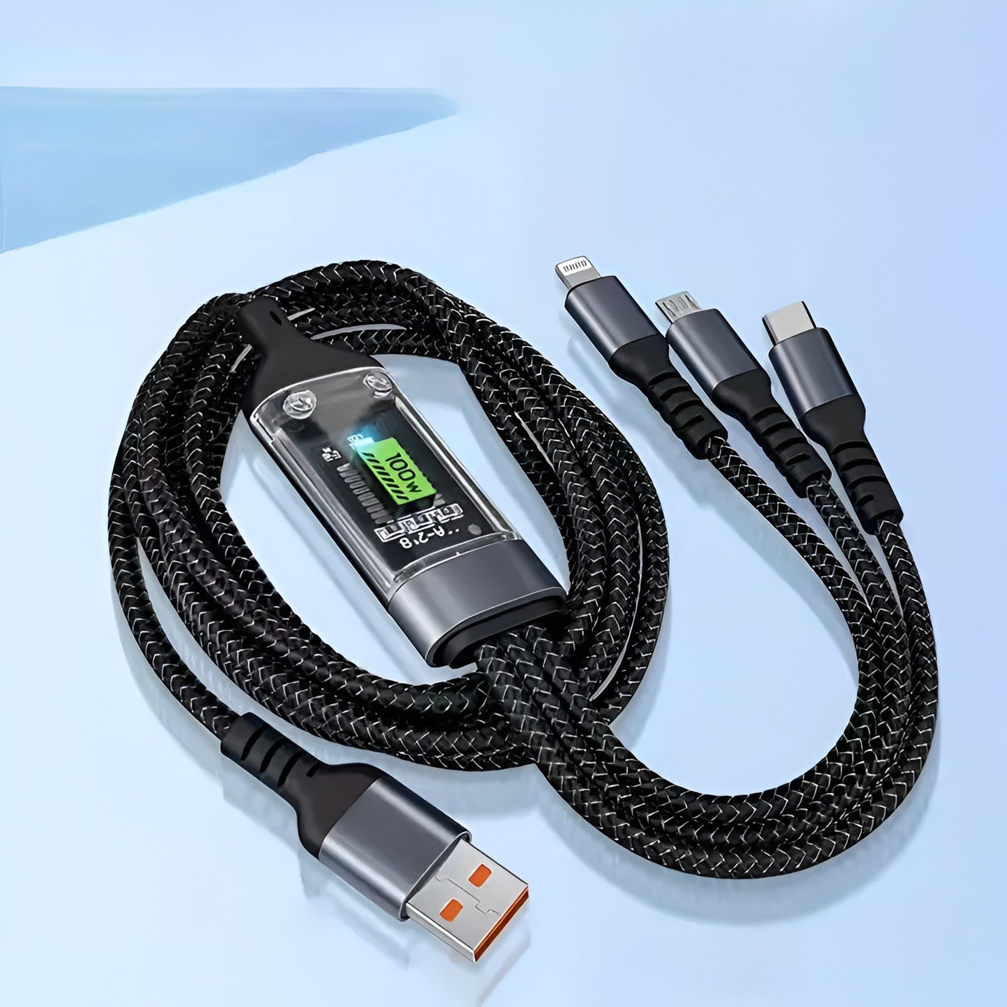 3-in-1 (100W) Fast Charging Cable