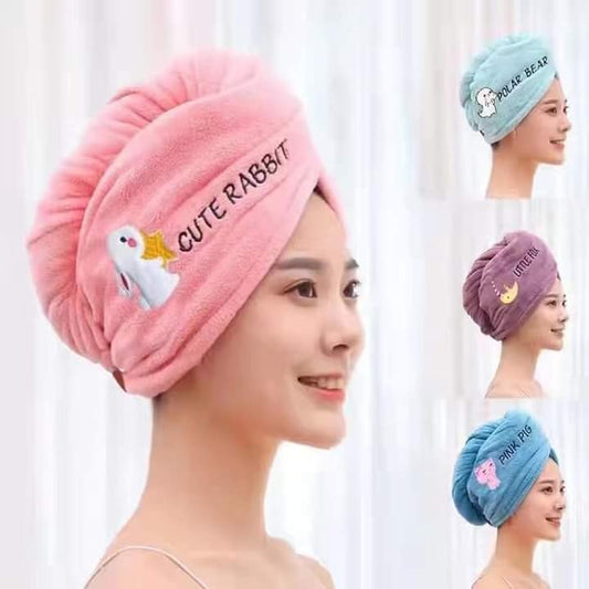 (২ পিস) Hair Towel Cap