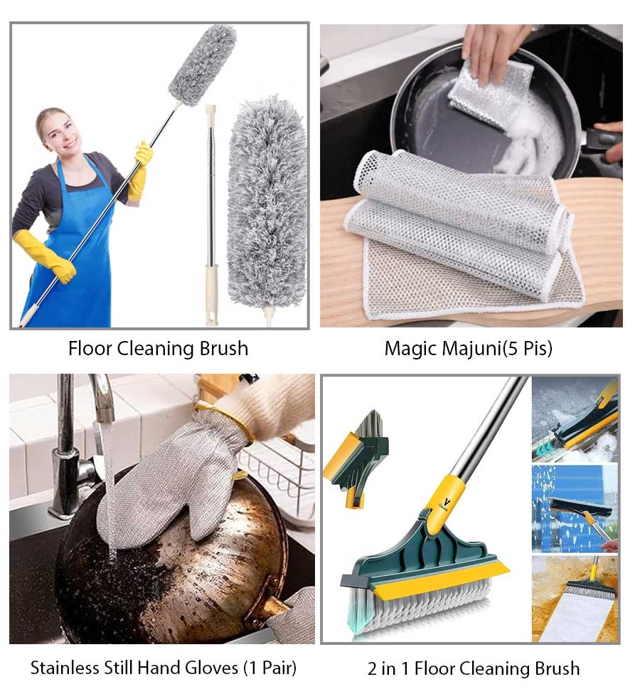 4 Items Cleaning Combo