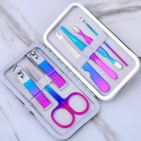 7 in 1 luxury manicure set nail cutter kit