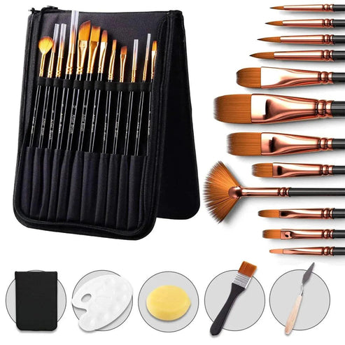 Artist Paint Brush Set Of 12 Pcs