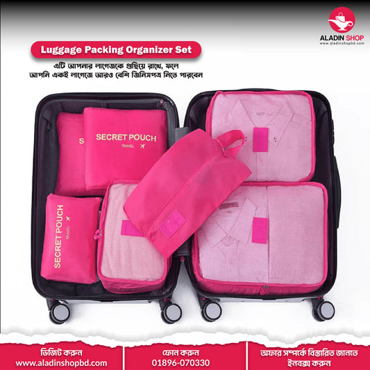 Luggage Packing Organizer Set