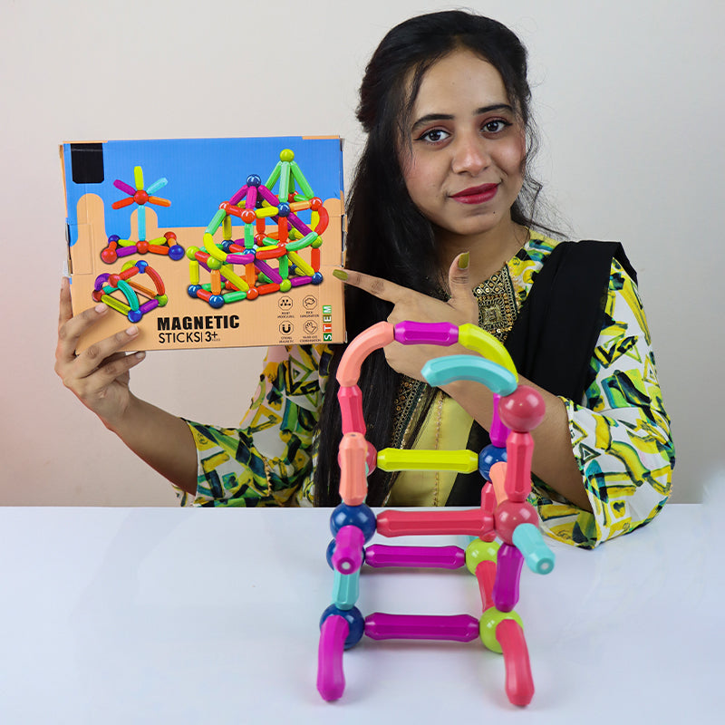 Magnetic Stick Building Block Game