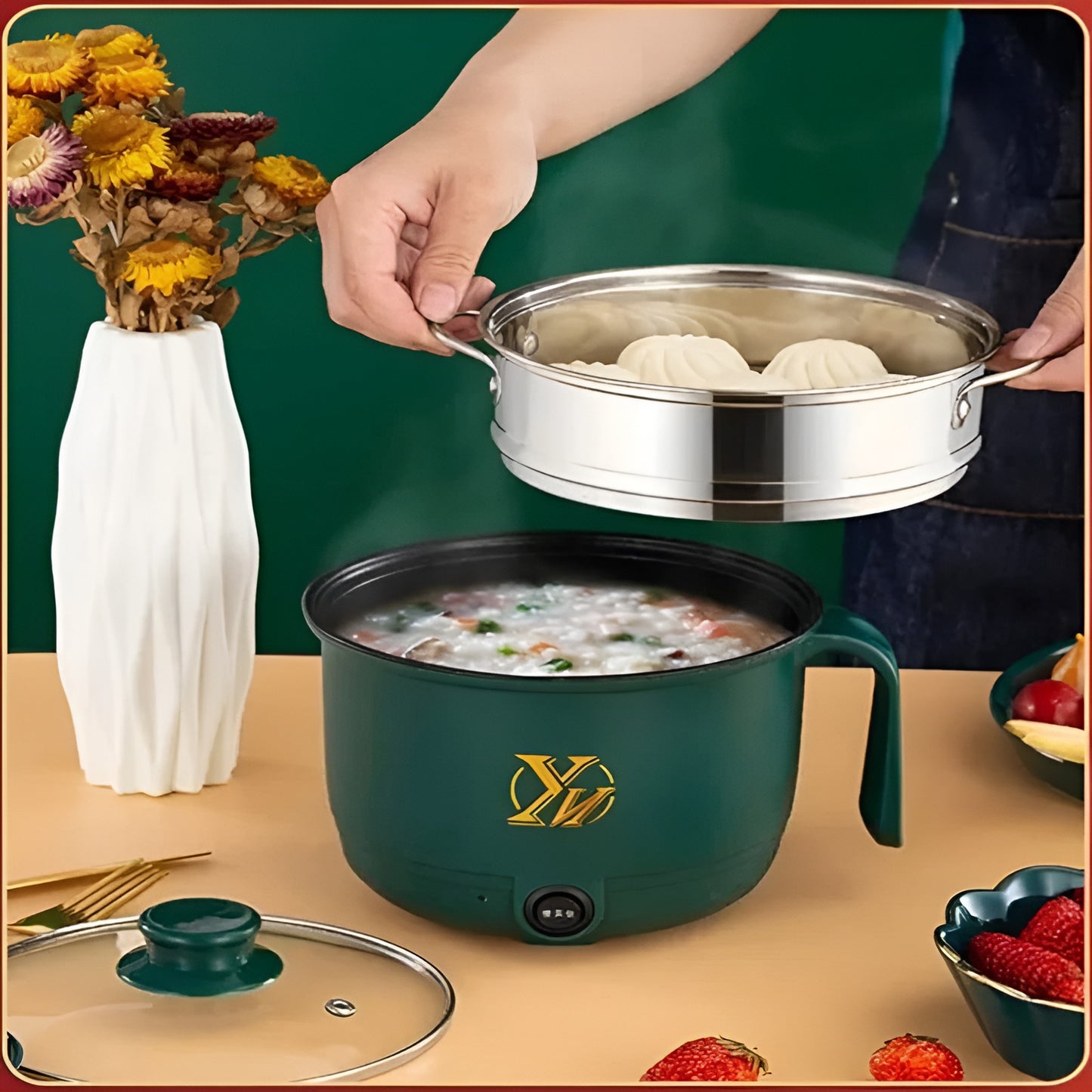 Multifunctional Dimond electric cooking pot