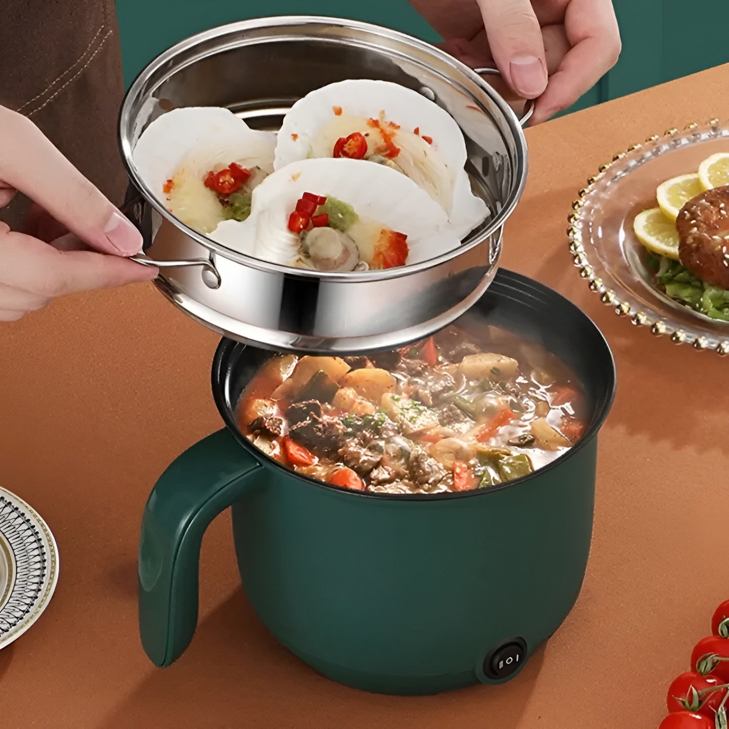 Multifunctional Dimond electric cooking pot