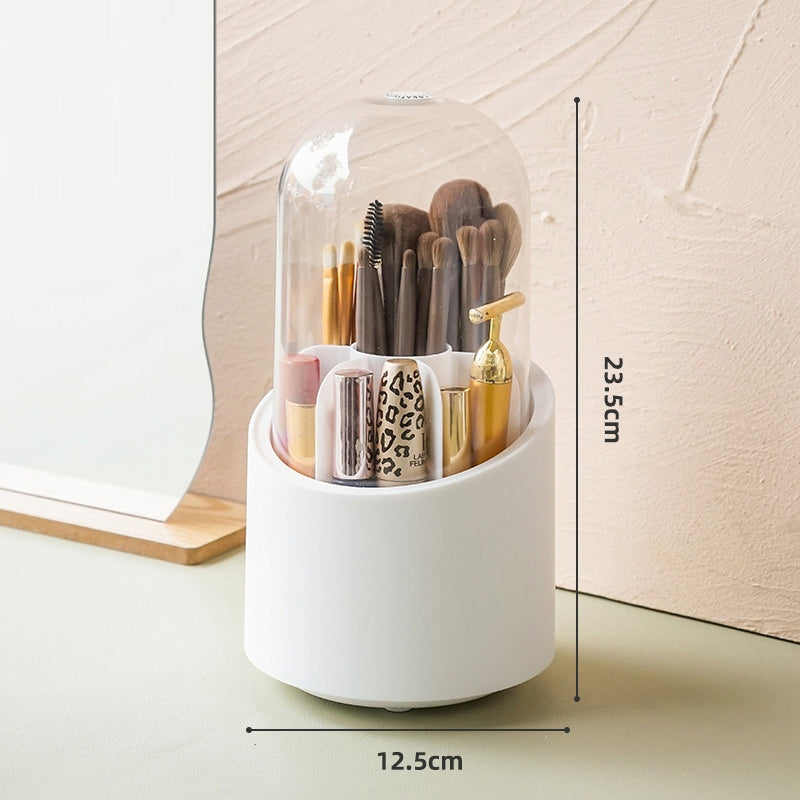 360° Makeup Brush Holder with Lid