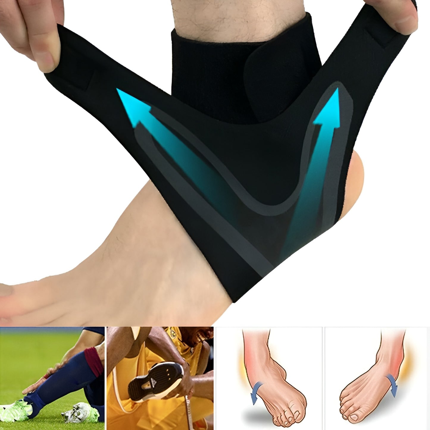 Plantar X Wrap - Compression Ankle Supporter