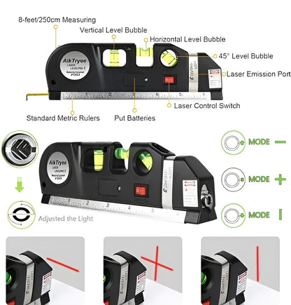 Fixit Laser Level Pro 3 Measuring Tape