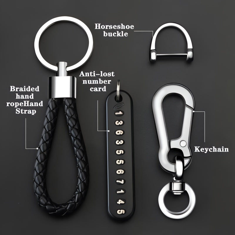 Key Ring with Phone Number (২ পিস)