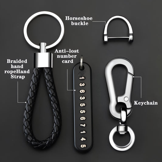 Key Ring with Phone Number (২ পিস)