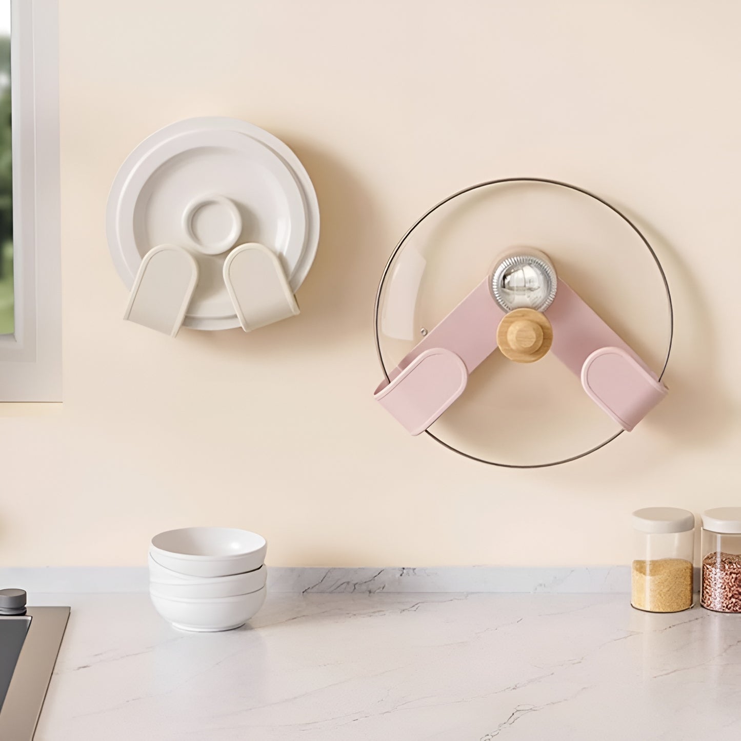Adjustable Lid Holder for Kitchen