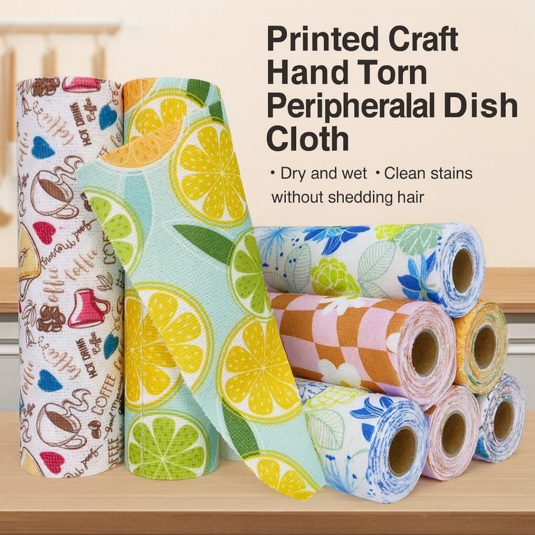 Washable Printed Microfiber Cloth (20 pis)