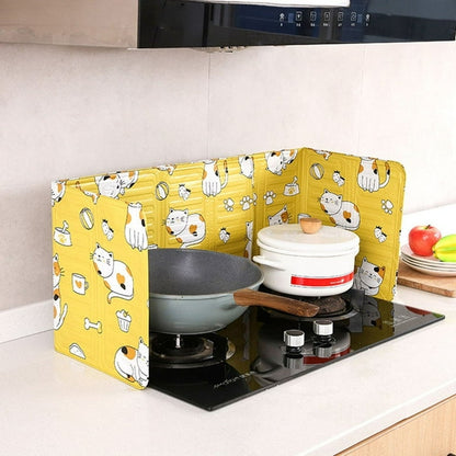 Aluminum Foldable Kitchen Oil Splash Guard