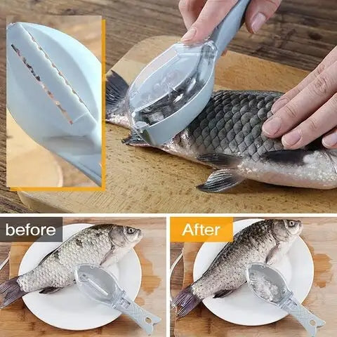 Fish Scales Remover With Cover( ২পিস)