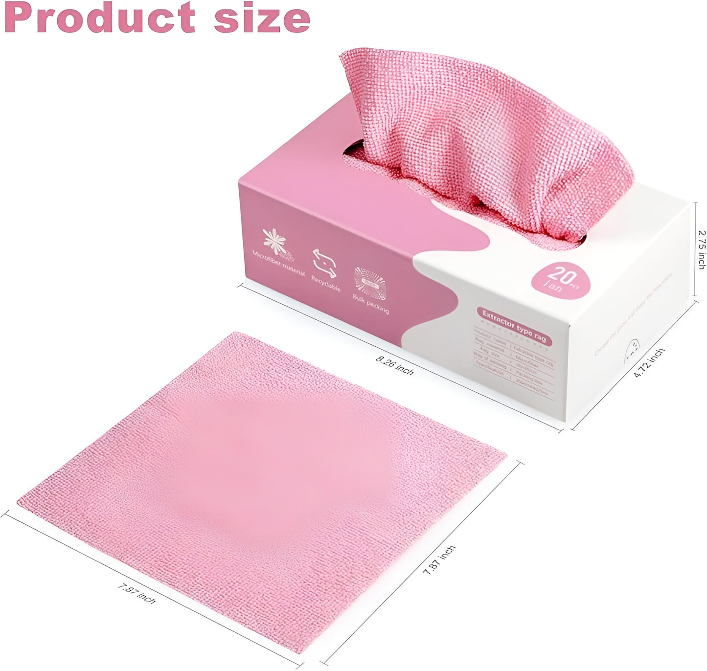 Reusable Microfiber Kitchen Tissue
