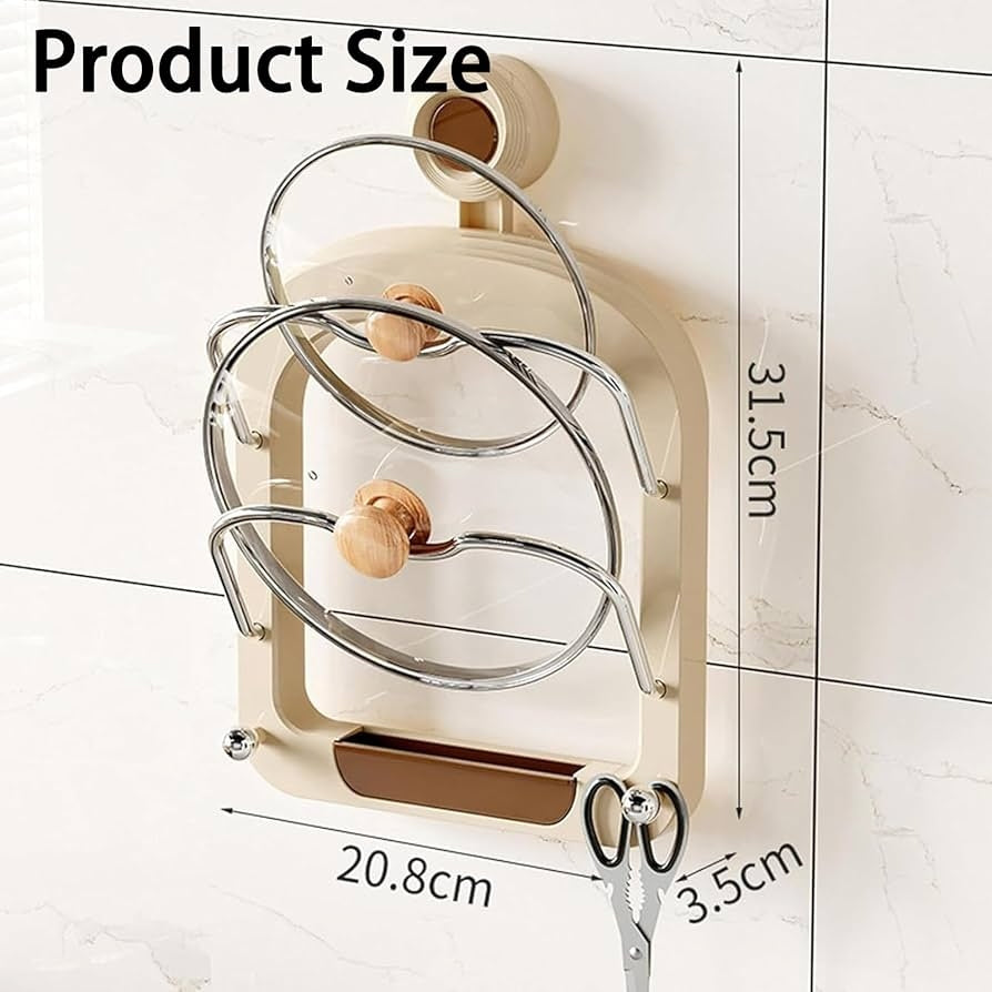 Wall Mount Lid Holder