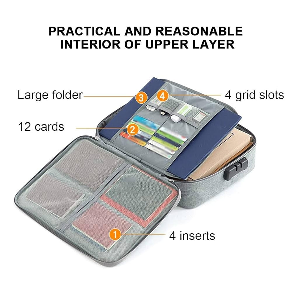 Document Storage Travel Bag
