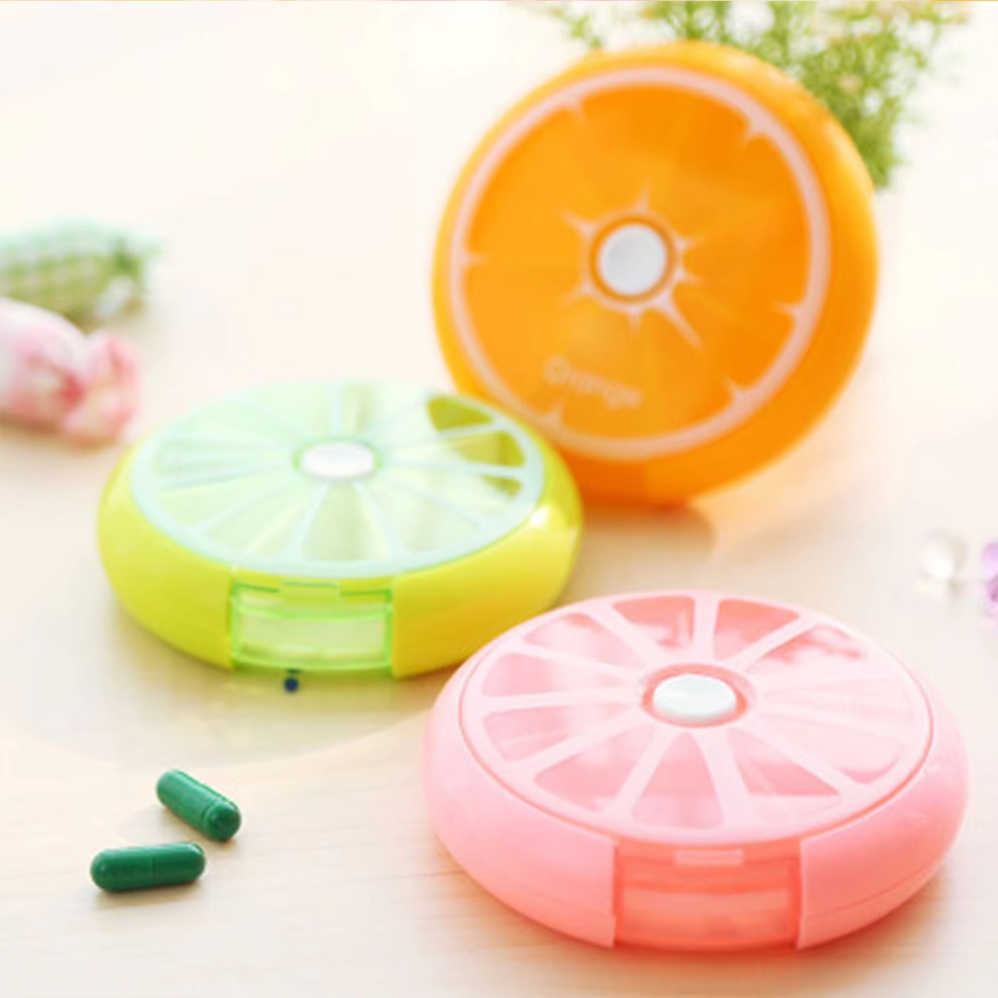 Pill Box Medicine Dispenser