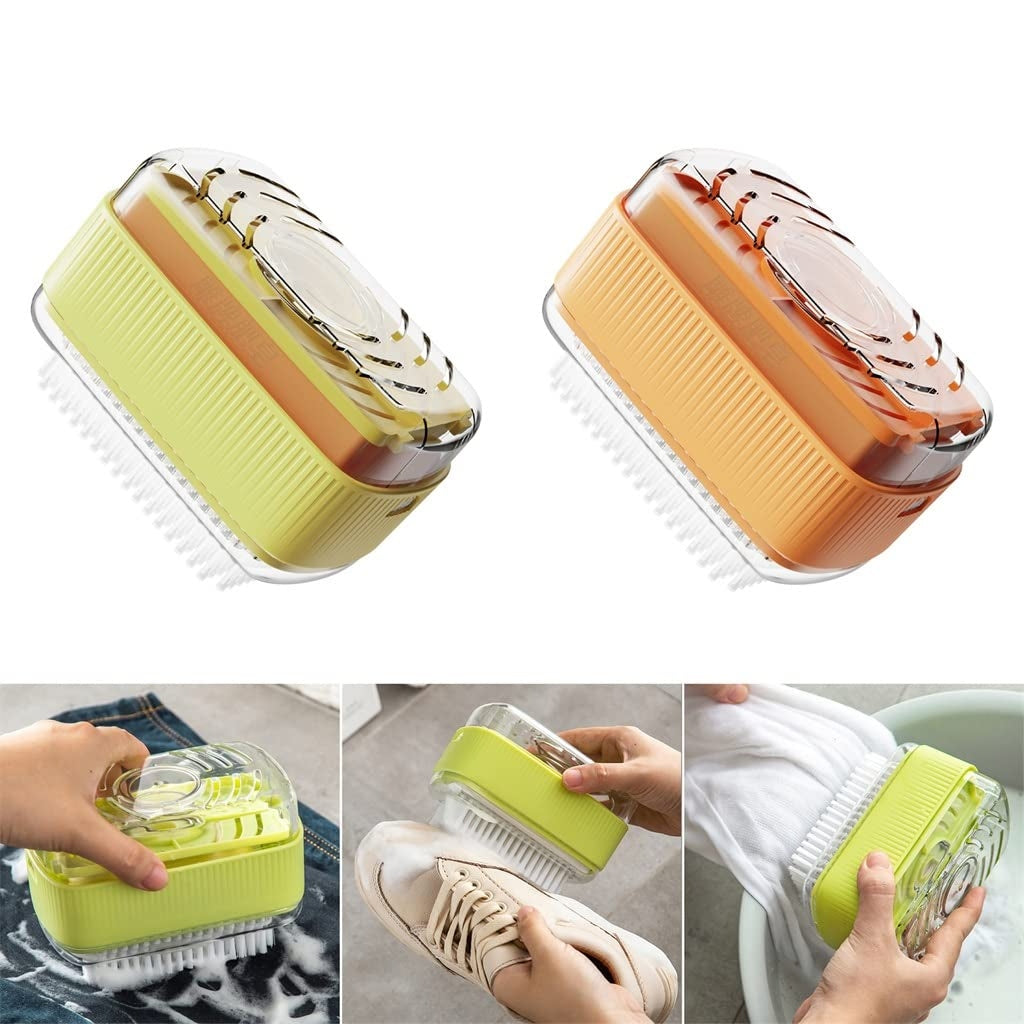 Laundry Brush Soap Bubble Box