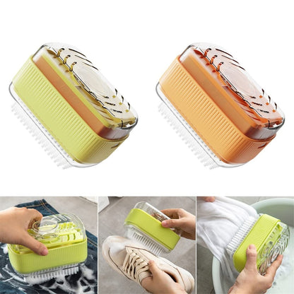 Laundry Brush Soap Bubble Box