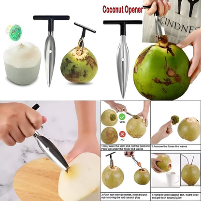 Metal Coconut Opener