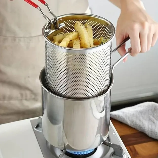 Stainless Steel Deep Fryer Pot