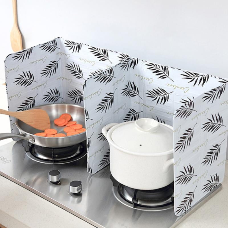 Aluminum Foldable Kitchen Oil Splash Guard
