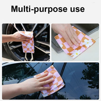 Washable Printed Microfiber Cloth (20 pis)