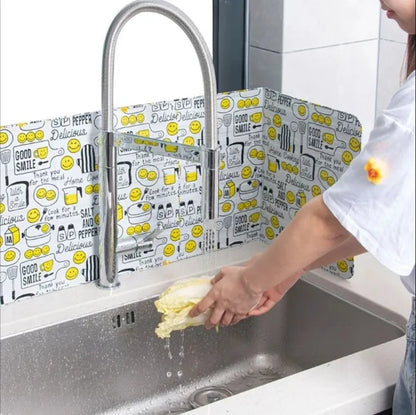 Aluminum Foldable Kitchen Oil Splash Guard