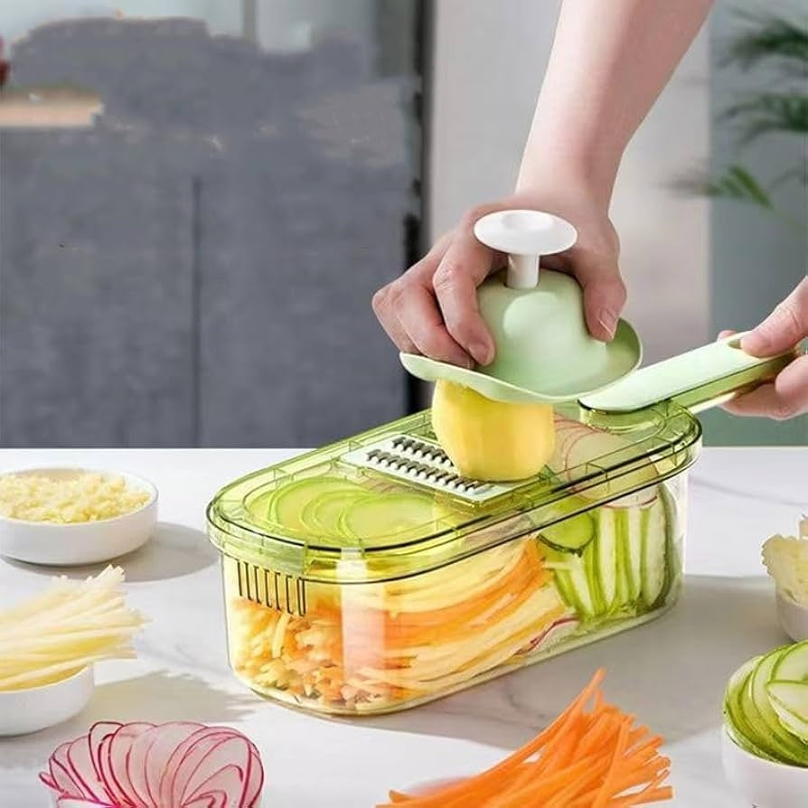 8 in 1 Transparent Vegetable Cutter