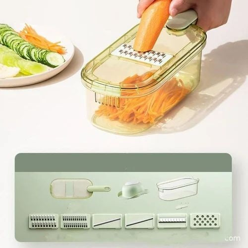 8 in 1 Transparent Vegetable Cutter