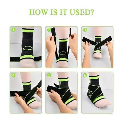 Ankle Brace, Ankle Support With Adjustable Strap For Weak Ankles