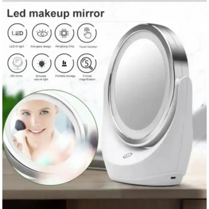 Cosmetic LED Makeup Mirror With Light