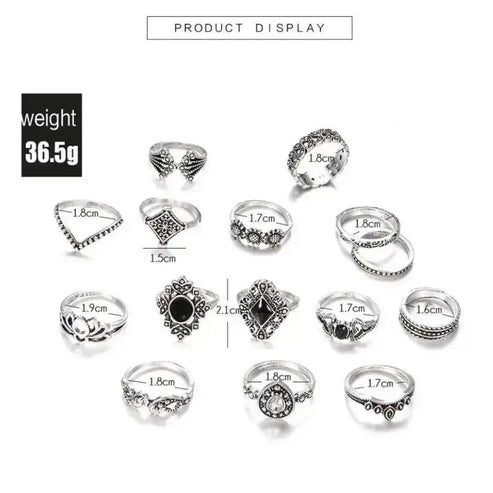 Finger Ring 15 pcs