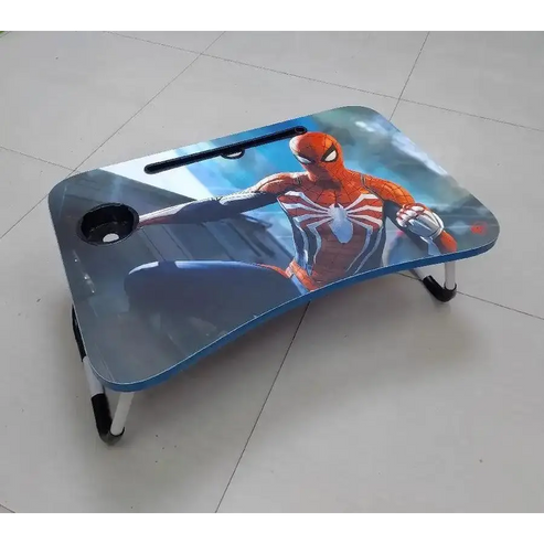 Folding table blue spider-man reading table