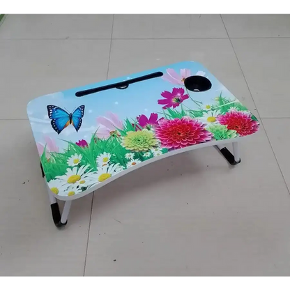 Folding table flowers