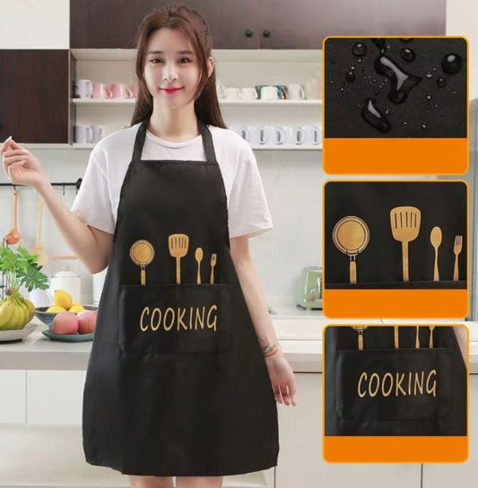 Waterproof Smart Kitchen Apron with Pockets