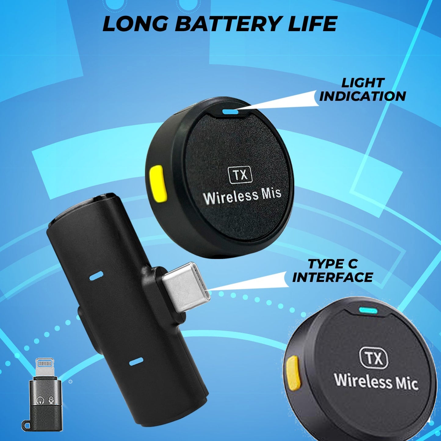 Magnetic Wireless Microphone