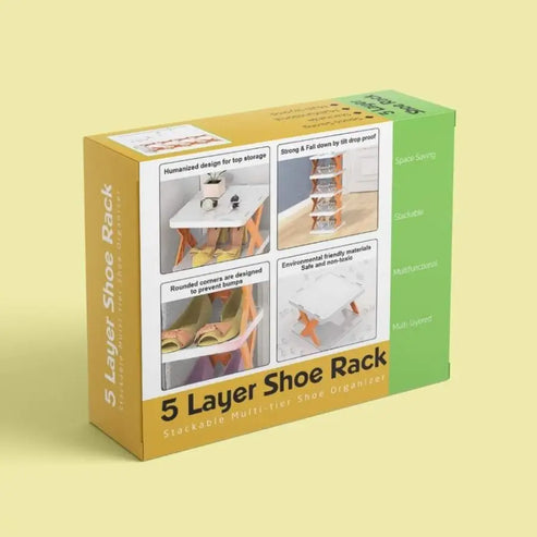 Multifunctional 5 layer Shoe Organizer Rack