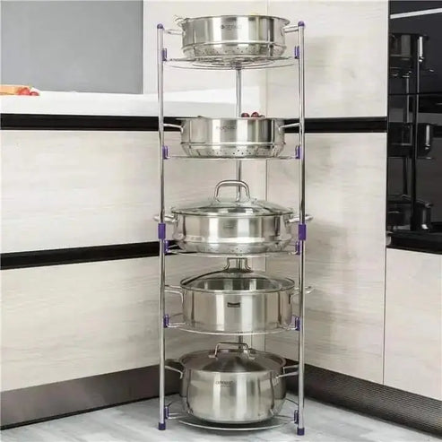 Multifunctional Storage Pot Rack