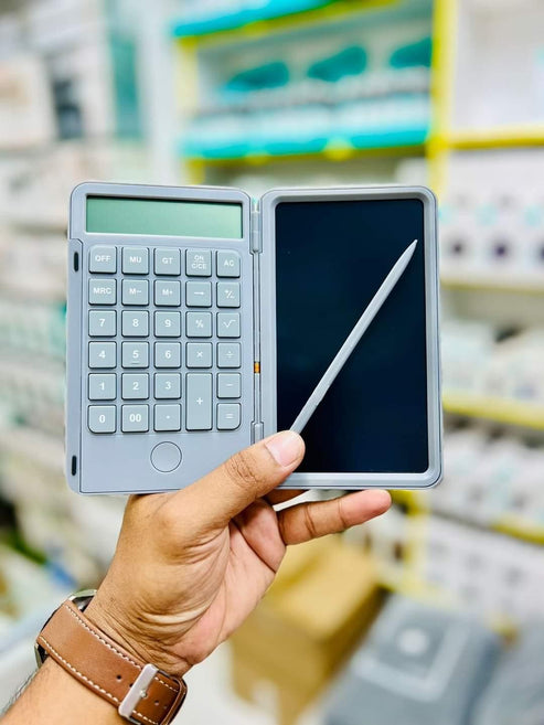 Rechargeable Calculator with Writing Tablet and Touch Pen