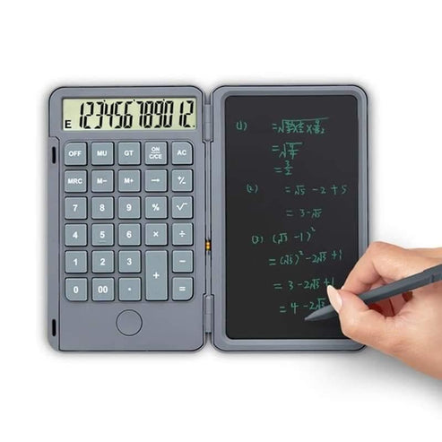 Rechargeable Calculator with Writing Tablet and Touch Pen