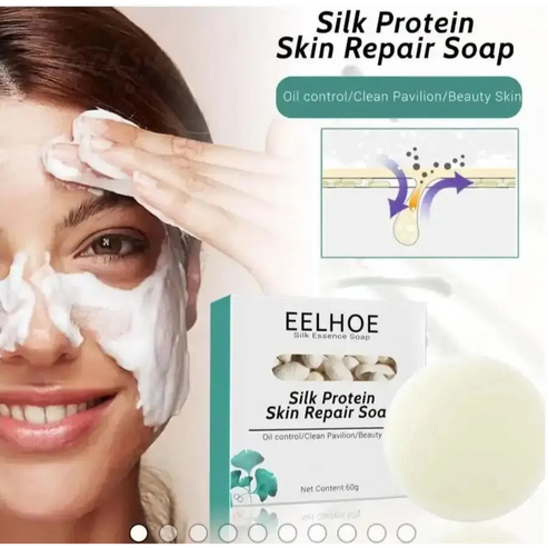 Silk protein skin repair soap