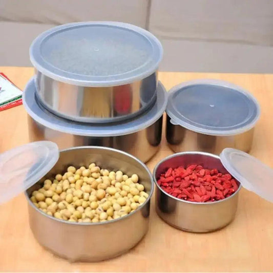 Stainless Steel Food Box 5 In 1