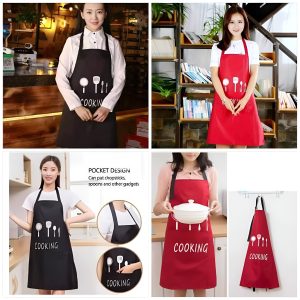 Waterproof Kitchen Apron with Pockets