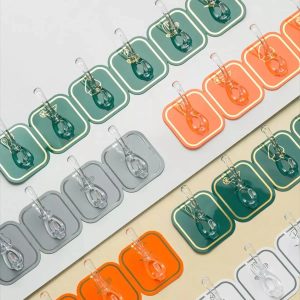 (২পিস) 6-Row Sticky Hooks