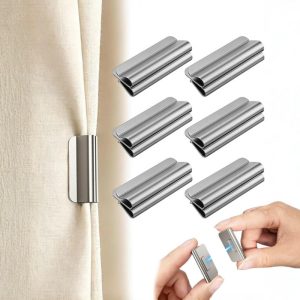 Magnetic Curtain Clips (৬ জোড়া)