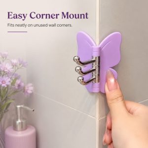 Rotating Butterfly Wall Hook (৩ পিস)
